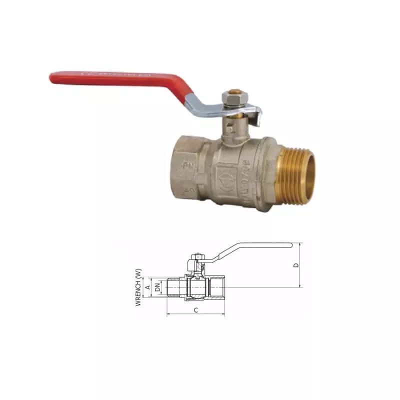 art.428 Zawór kulowy 6/4"